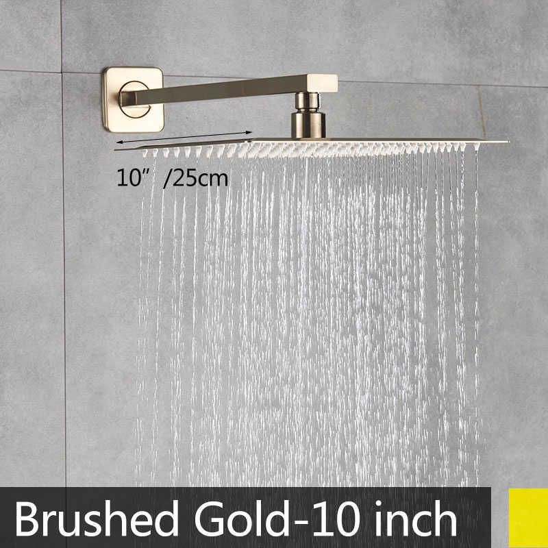 Geborsteld goud 10 inch