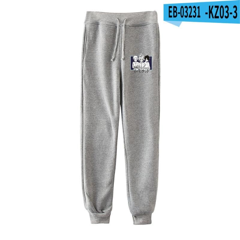 Pantalones para hombres Japón Anime Dibujos animados El prometido Neverland Jogger Harem Moda Deporte Hombres Mujeres Pantalones para hombres Japón Anime Dibujos animados El prometido Neverland Jogger Harem Moda Deporte Hombres Mujeres