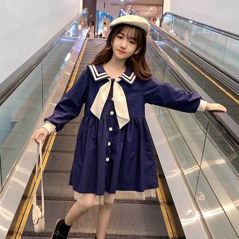 Conjuntos de ropa Japanese Style School Girl Fancy Summer Niños Kawaii Lolita Blue
