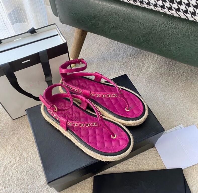 sandales plates luxe