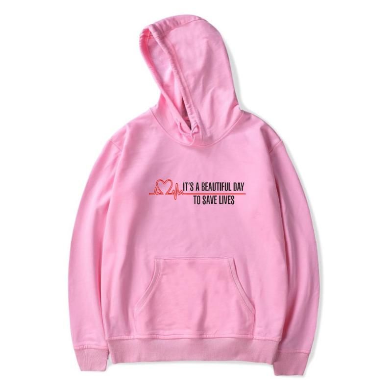 Sudaderas con capucha para hombre Sudaderas ITY Tumblr Grays Anatomy Otoño Moda Fashion's Casual Manga larga Abrigos