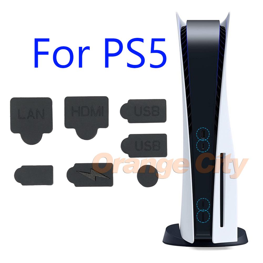 Acquistare 7 In 1 Tappo Di Polvere In Silicone La Console Di Gioco PS5  Console A Prova Di Polvere Kit USB HDM Interfaccia Anti Dust Caps Sony  PlayStation5 Economico | Consegna Veloce