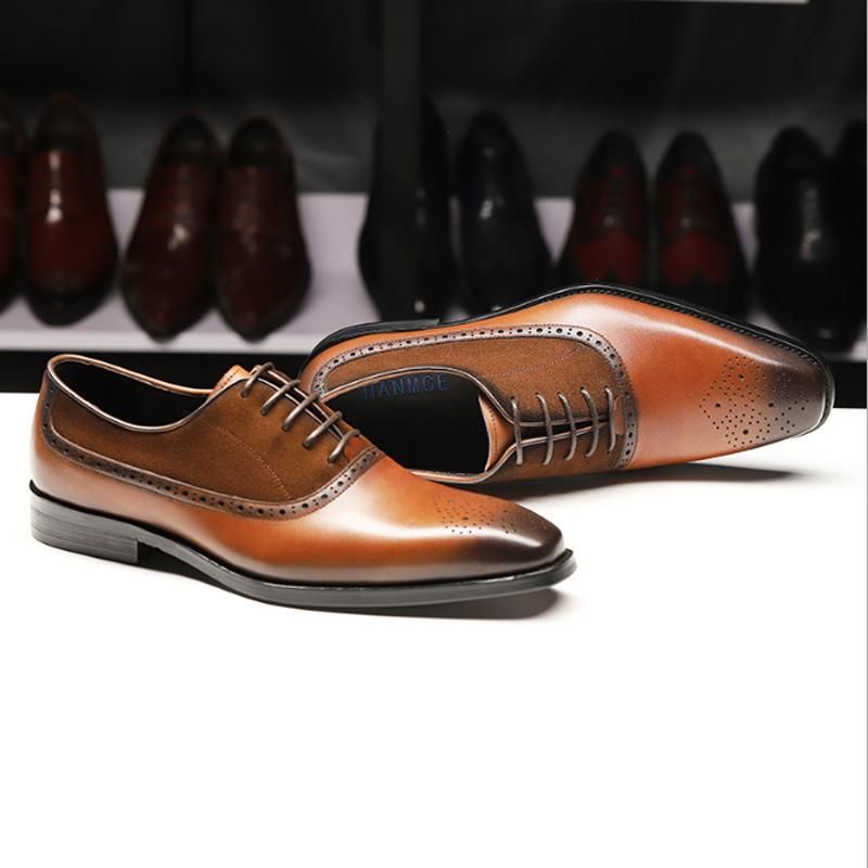 Vestir Formales Cuero Zapatos Hombres Zapatos Oxford De Banquete Brogue Vestir Formales Cuero Zapatos Hombres Zapatos Oxford De Banquete Brogue
