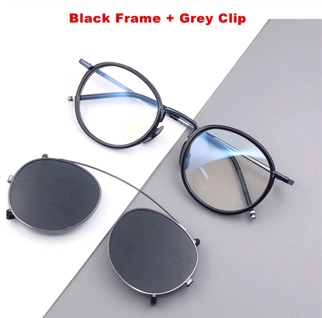 black grey clip