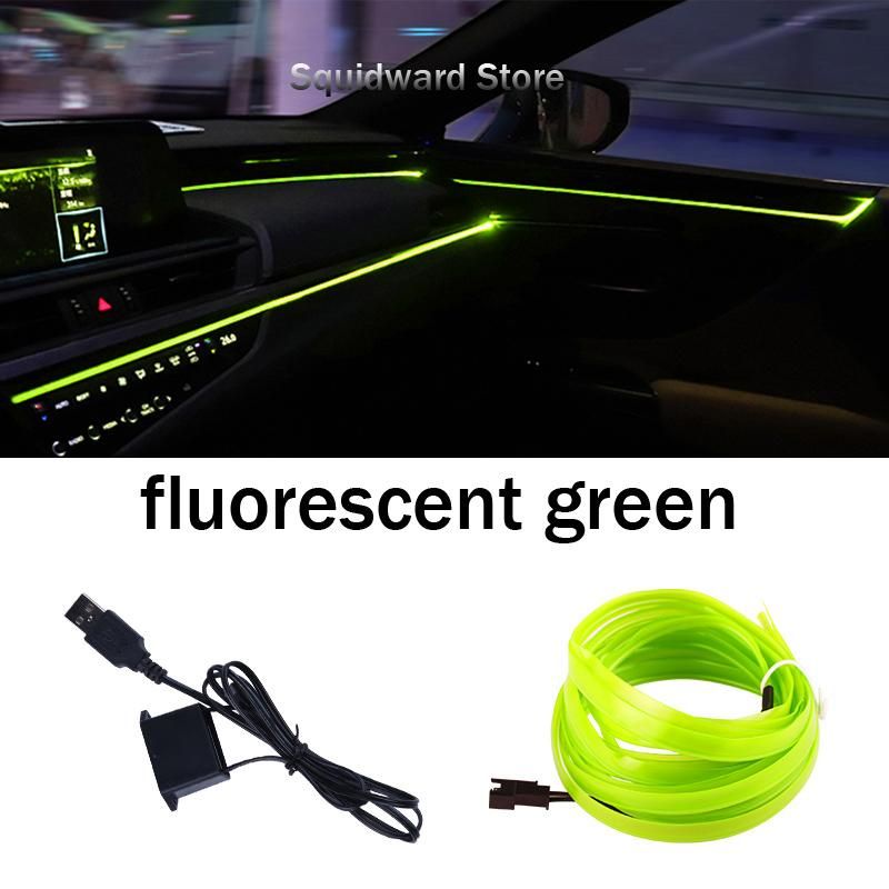 fluorescencyjny zielony 1m.