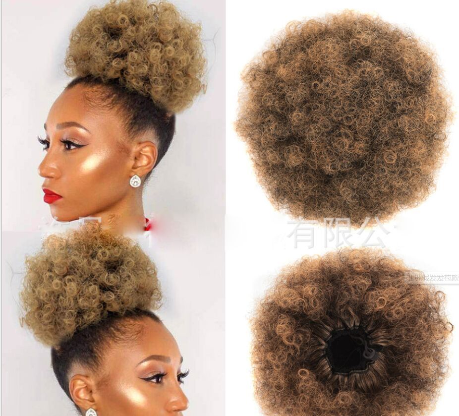 Afro Puff Hair Bun with European and American Afr o Puf f Hai r 58inch3768295 Afro Puff Hair Bun with European and American Afr o Puf f Hai r 58inch3768295