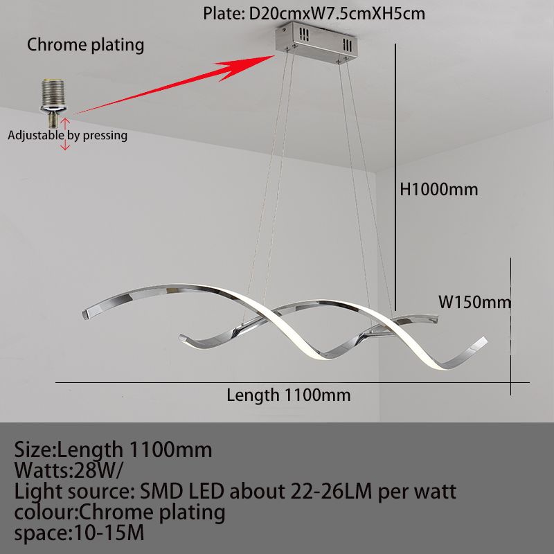 Chrome 110 cm.