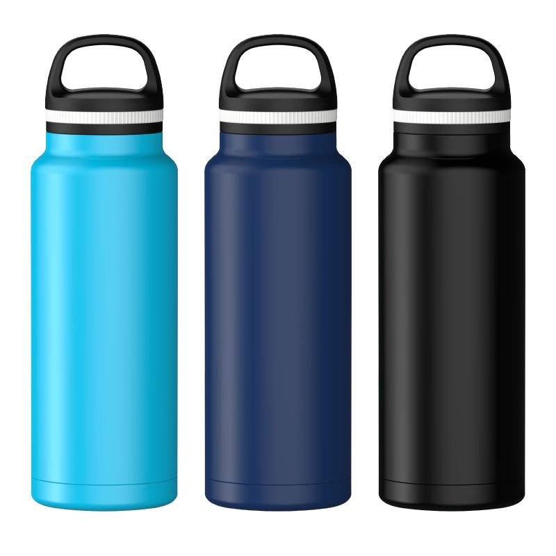 Acero Inoxidable 500ml Botella De Agua-Aislado Doble Pared De Metal Bebidas Frasco Acero Inoxidable 500ml Botella De Agua-Aislado Doble Pared De Metal Bebidas Frasco
