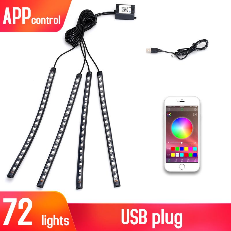 Aplicación USB 72LED