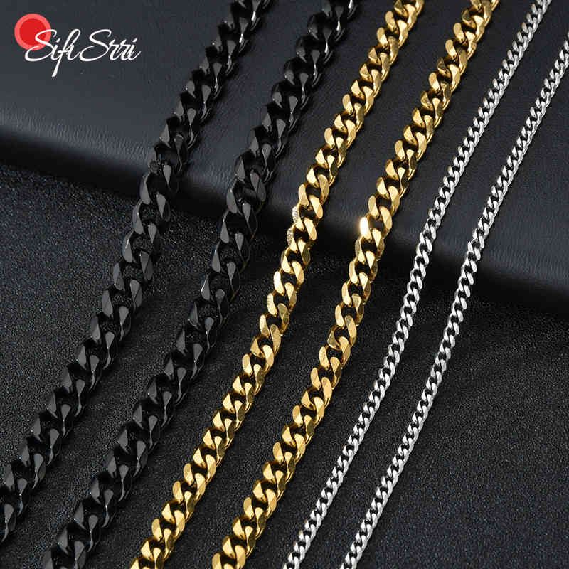 Wholesale Necklaces Pendants Sifisrri Punk Stainless Steel 3 5 7mm Curb Cuban For Men Women Black Gold Basic Link Chains Solid Metal Jewelry Gift From Fenyni8 11 Dhgate Com Wholesale Necklaces Pendants Sifisrri Punk Stainless Steel 3 5 7mm Curb Cuban For Men Women Black Gold Basic Link Chains Solid Metal Jewelry Gift From Fenyni8 11 Dhgate Com