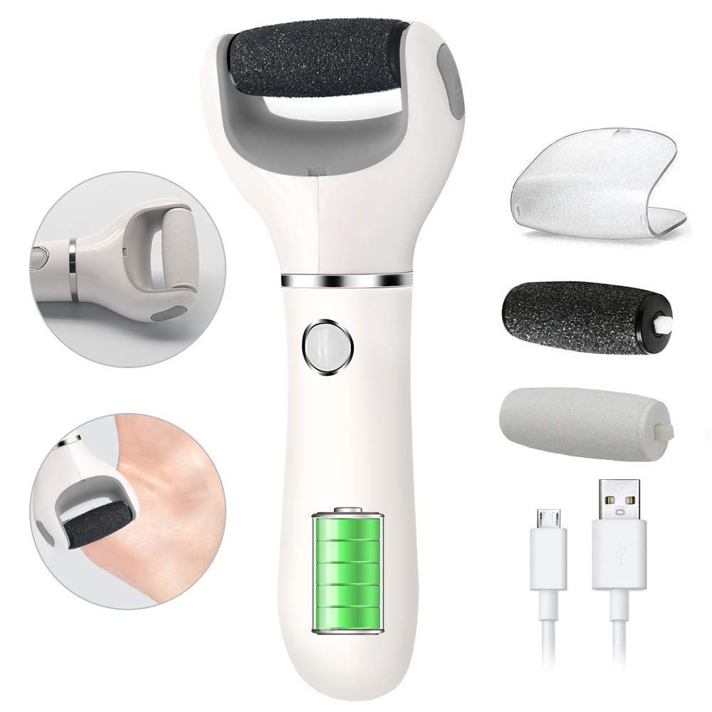 2021 Electric Foot Files Scrubber Callus Remover For Feet Hard Skin Rechargeable Pedicure