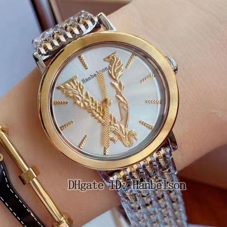 Two-tone gold, white dial (no box)