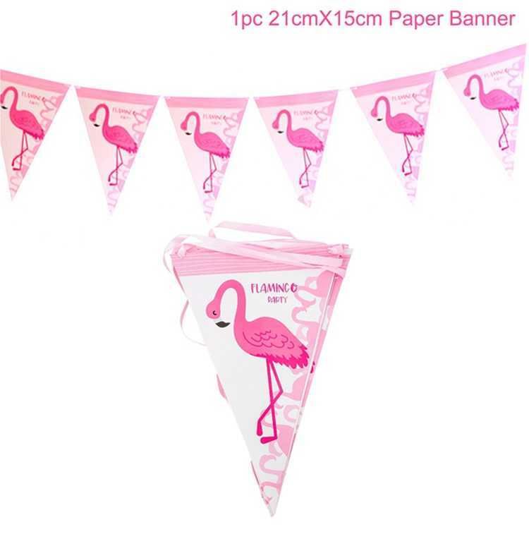 Flamingo Banner 1PC.