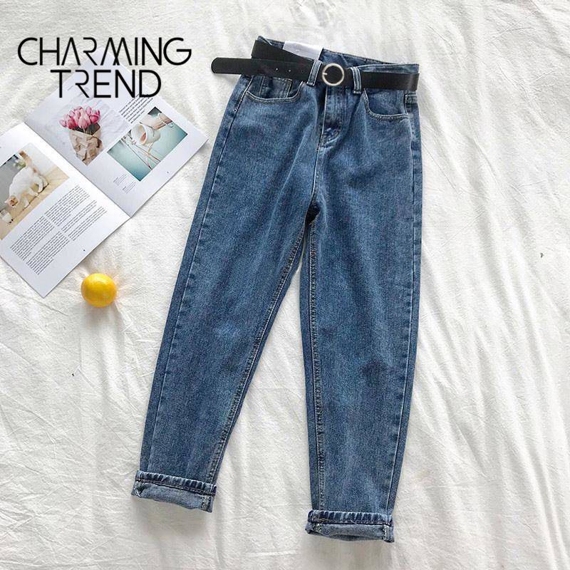 Koop 2011 Womens Jeans Broek Zwarte Koreaanse Gewas Jeans Meisjes Studenten  Vintage Solid Lange Broek Fit Vrouwelijke Hoge Taille Denim Broek Vrouwen  Goedkoop | Snelle Levering En Kwaliteit | Nl.Dhgate