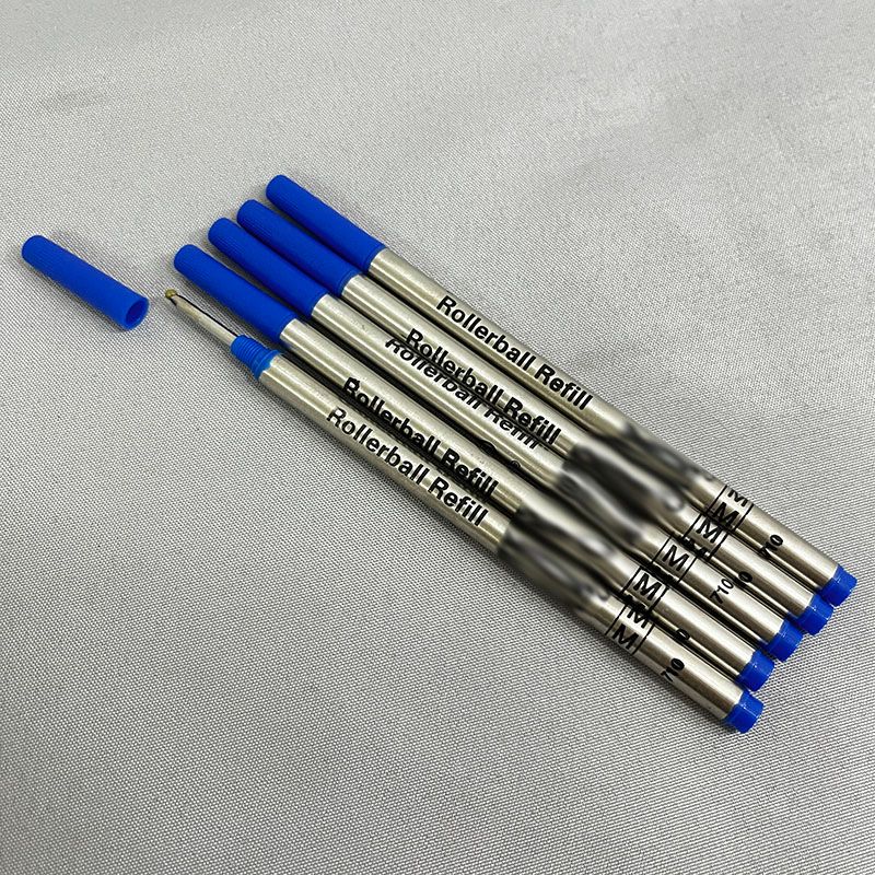 5 blue Roller Ball Refill