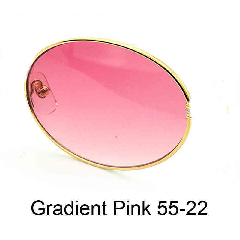 55mm gradiente rosa-prata madeira