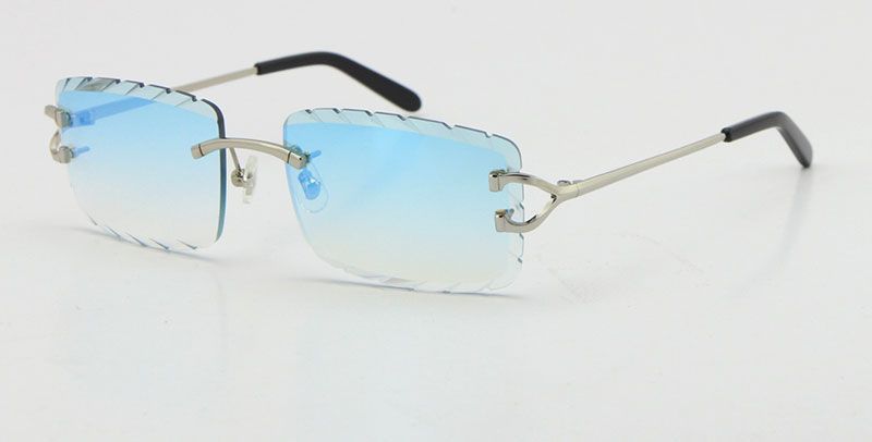 Silver Blue mirror Lens