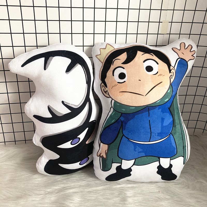 10cm Ranking of Kings Pillow Japanese Cartoon Anime Double-sided Printing Cushion Bojji Kage Plush Toy 10cm Ranking of Kings Pillow Japanese Cartoon Anime Double-sided Printing Cushion Bojji Kage Plush Toy
