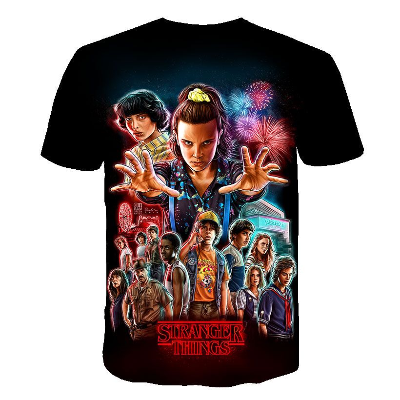 NUEVO Stranger Things T Shirt Para Girls Fashion TV TV Summer Camiseta Ropa Niños Bebé Tops Tops Niña Niña Camisas De 10,44 € | DHgate