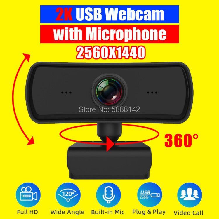 03 2K Webcam USB