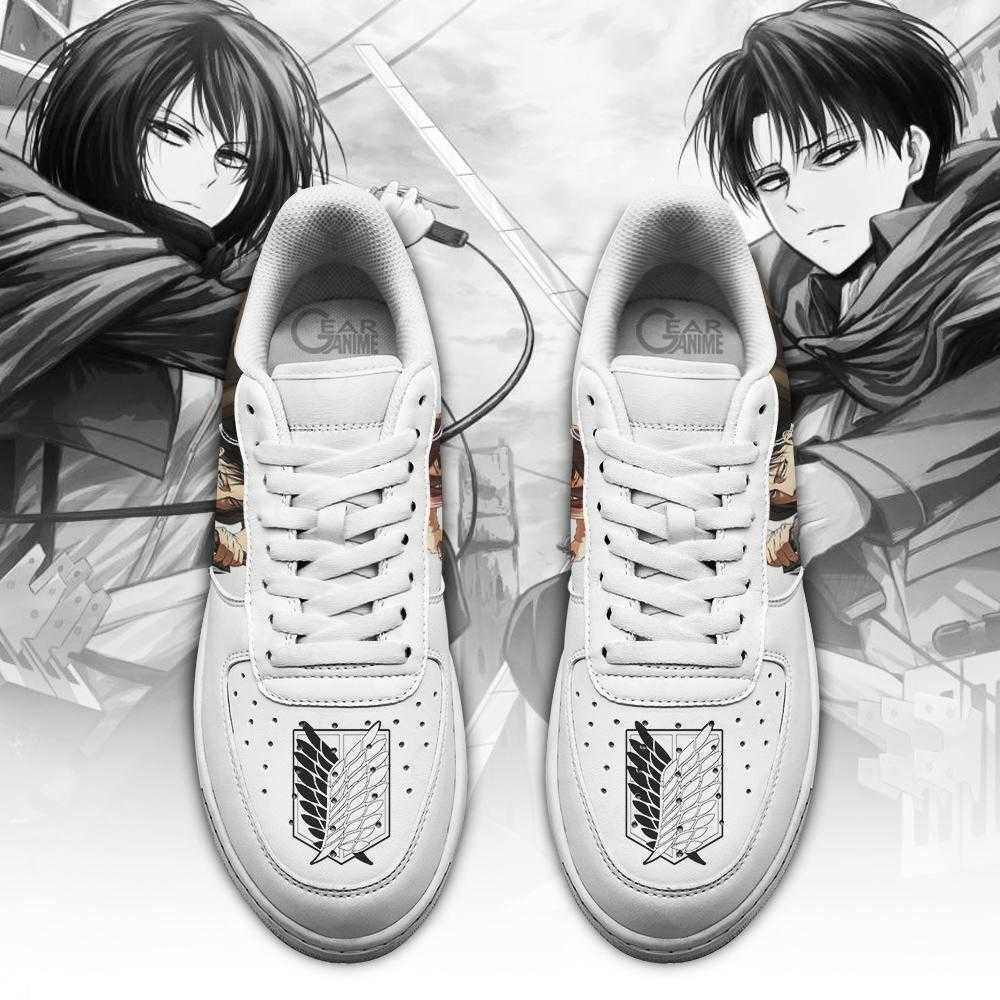 Tiza Real Oportuno Zapatos De Anime De Bricolaje Levi Y Mikasa Ackerman Aot Sneakers  Personalizados Casual Running Sport Caminando Zapatos De Tenis Ligeros De  43,59 € | DHgate