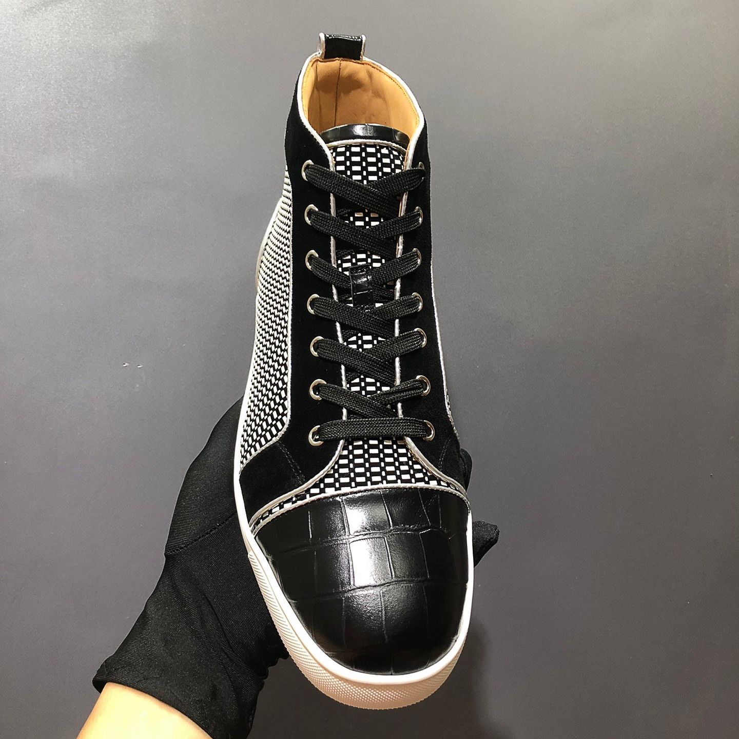 Nieuwste aankomst designer schoen mode trend luxe vrouwen schoenen heren  ware lederen lace up platform big