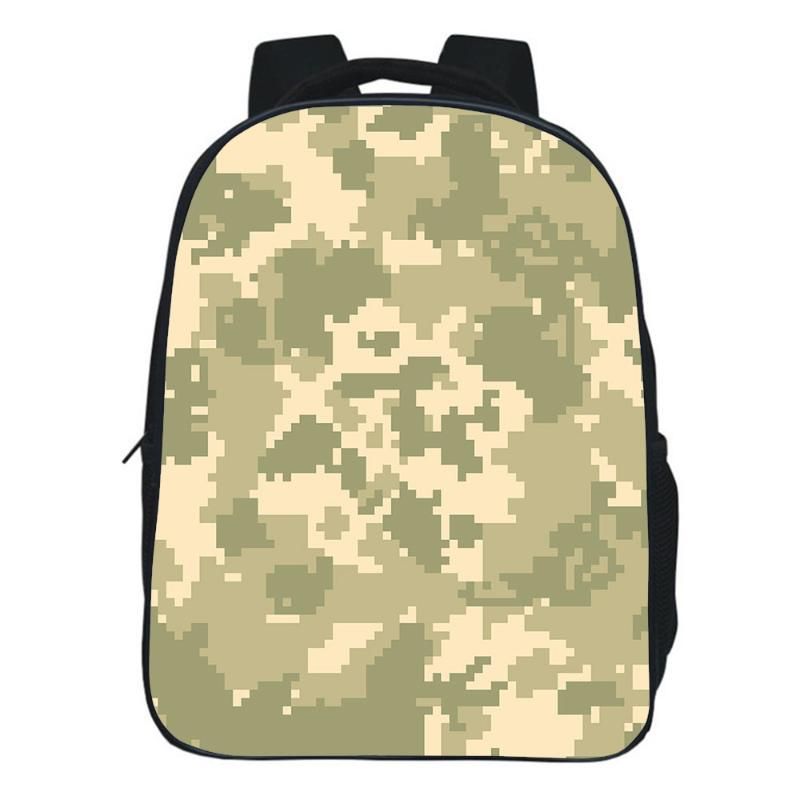 Upixel Camo Childrens Backpack Camouflage Green Upixel Camo Childrens Backpack Camouflage Green