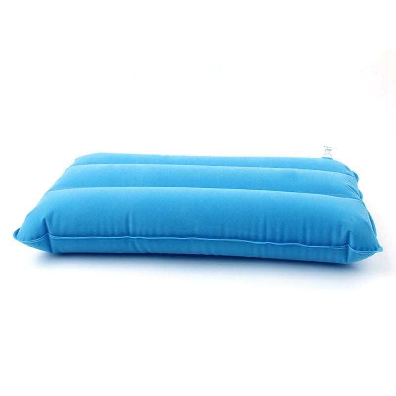 Onewell Outdoor Inflatable Pillow Large Rectangular Portable Folding PVC Flocking Head Inflating Air Cushion Headrest for Camping Sleeping