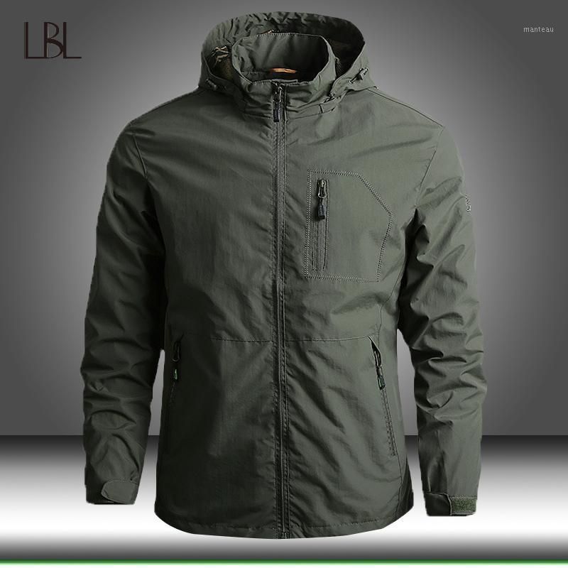 Men's Jackets Military Tactical Jacket Men Autumn Bomber Hooded Man Outdoor Soft Shell Army Clothing Male Zipper Breathable Outwear
