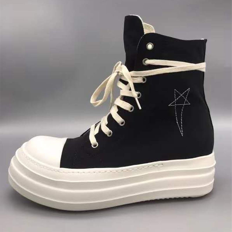 Preto estilo punk plataforma botas de tornozelo masculino rendas até zíper  outono inverno botas da motocicleta para o homem goth chunky sapatos  decoração metal - AliExpress Calçados