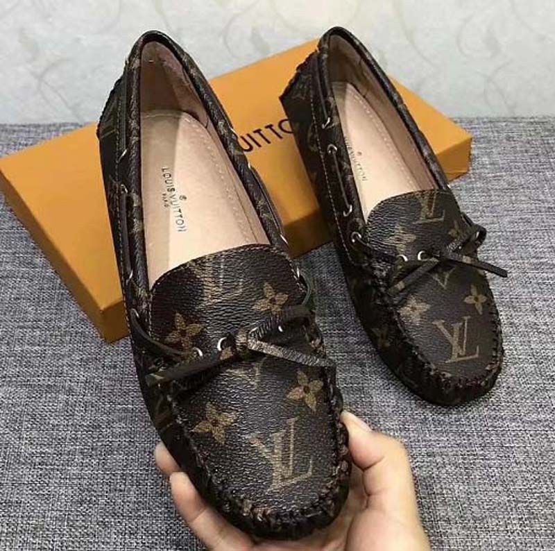 Louis Vuitton Classics Women Luxurys Designers Lv Shoes Espadrilles Flat  Canvas And Real Lambskin Loafers Two Tone Cap Toe Fashion Casual Shoe  Bagshoe1978 014 From A88683, $103.63