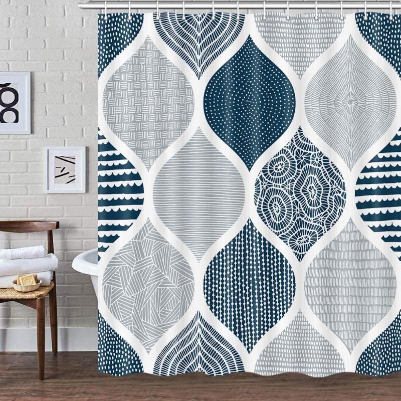 Shower Curtains Light Blue And Grey For, Dark Gray Fabric Shower Curtain