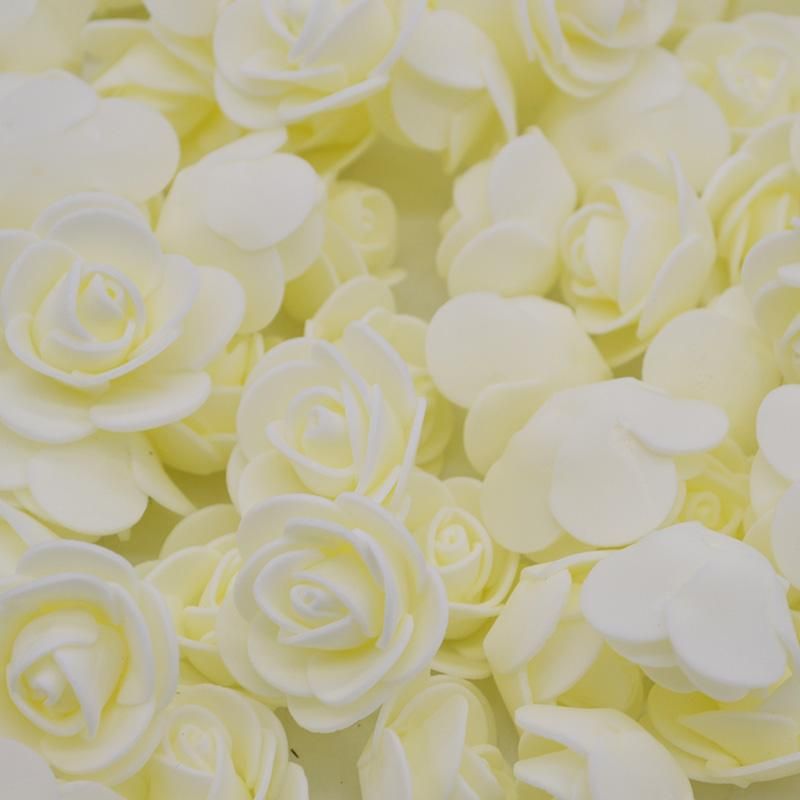 200pcs beige rose