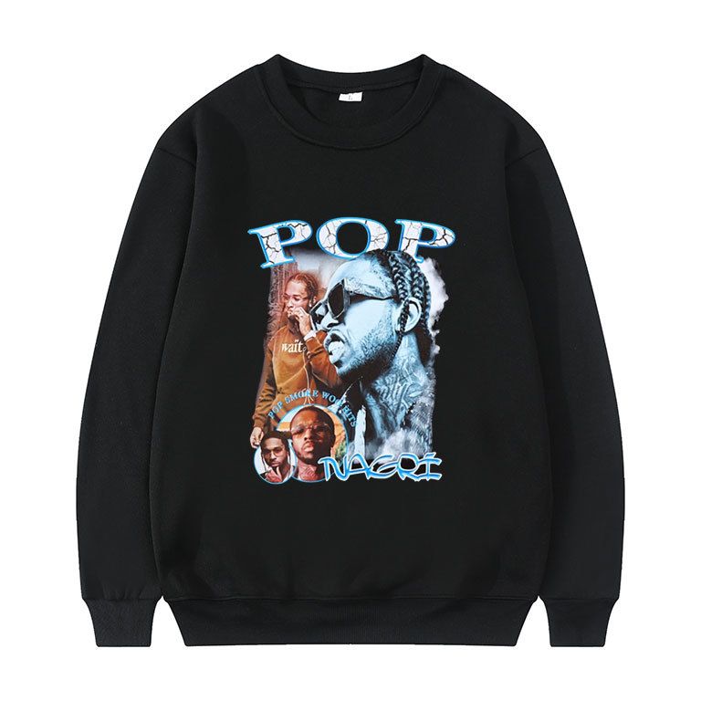 Compra Pop Smoke Pattern Patrón Impreso Sudadera Clásico Hombres Mujeres De  Alta Calidad Crewneck Traje De Ruta De Gran Tamaño Hip Hop Unisex Sudaxs  Barato | Entrega Rápida Y Calidad | Es.Dhgate