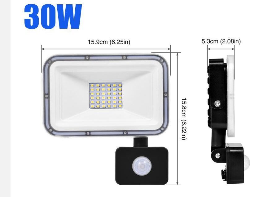 30W PIR-Sensor-Scheinwerfer