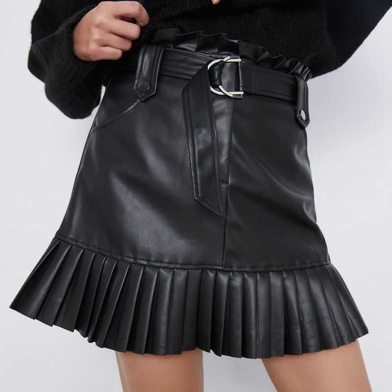 Black Leather Skirts