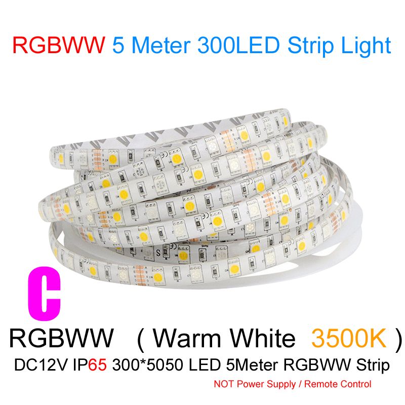 C-IP65 rgbww (3500K blanc chaud) 5m / 300led