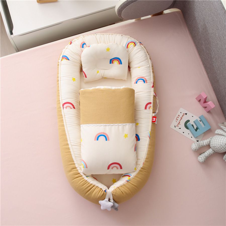 Compra Cuna De Bebe De Algodon De Nido De Bebe Portatil De 50x85cm Con Colcha Para Cama De Cama Para Bebe Para Bebe Cunas Para El Bebe Barato Entrega Rapida Y