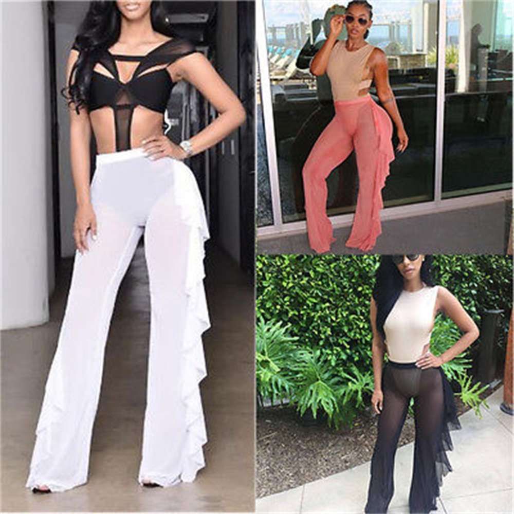 New Women Beach Mesh Sheer Bikini Cover 