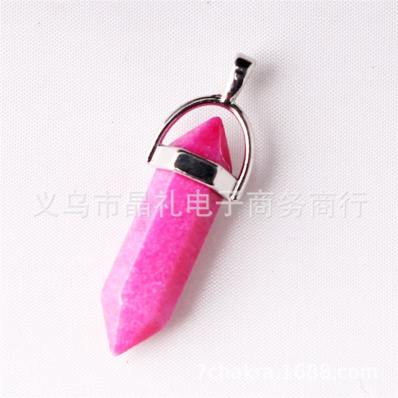 Rose Ruby + Wax Rope-32x8mm