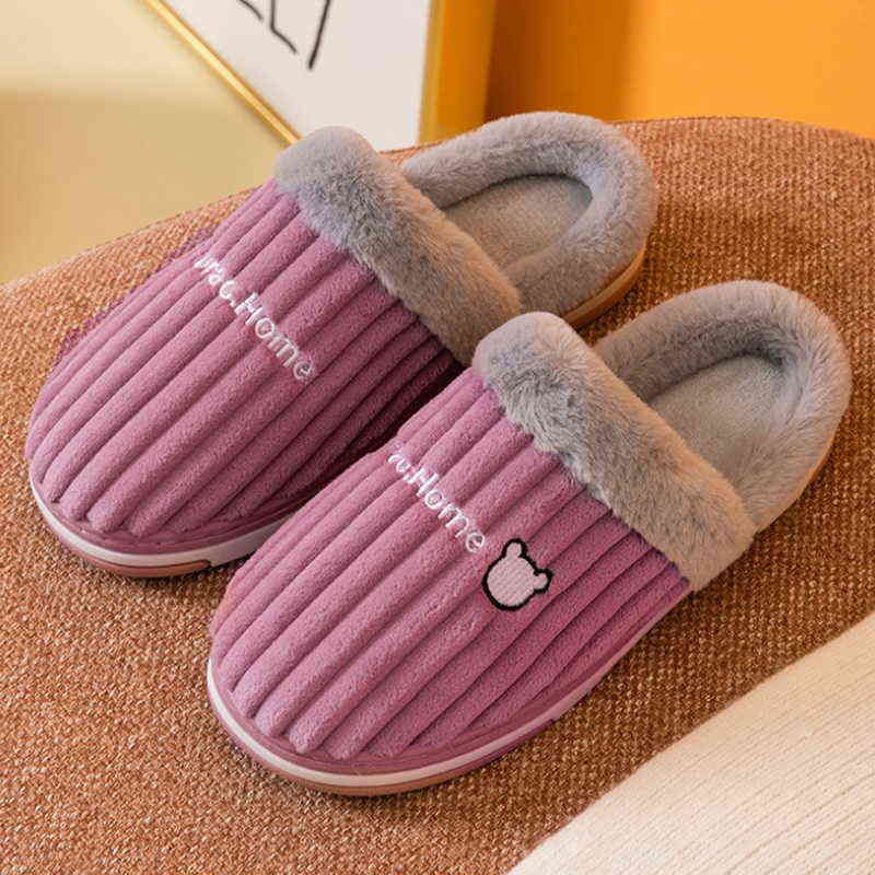 b paarse slippers