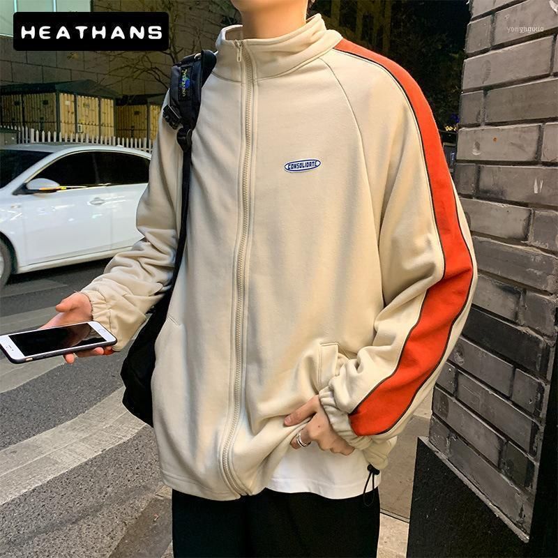 X-Future Men Athletic Stand Collar Buttons Contrast Color Fleece Sweatshirts Jackets X-Future Men Athletic Stand Collar Buttons Contrast Color Fleece Sweatshirts Jackets