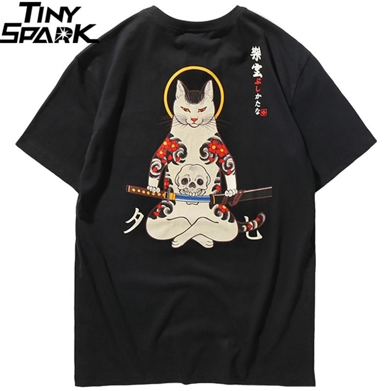 Hombre Harajuku T Shirt Japanese Ninja 