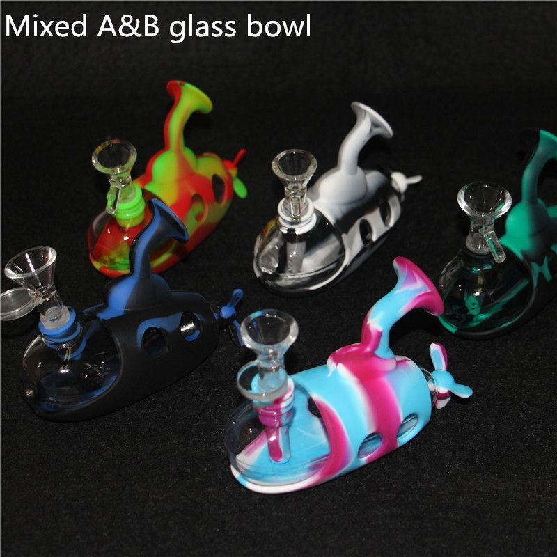 Mixed A&B glass bowl