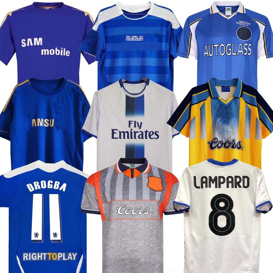 CFC 2011 Retro Fútbol Jersey Lampard Torres Drogba 11 12 13 Final 94 95