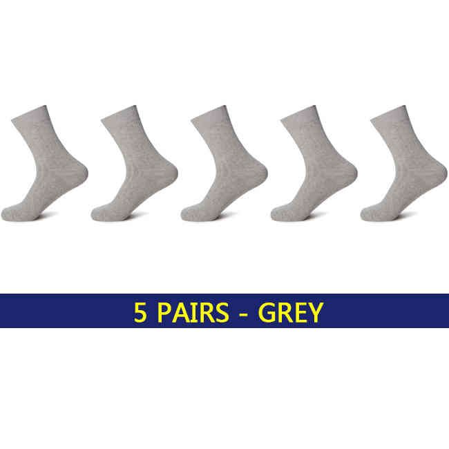 5 Pairs Grey