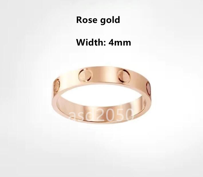 4 мм розовое золото без бриллианта
