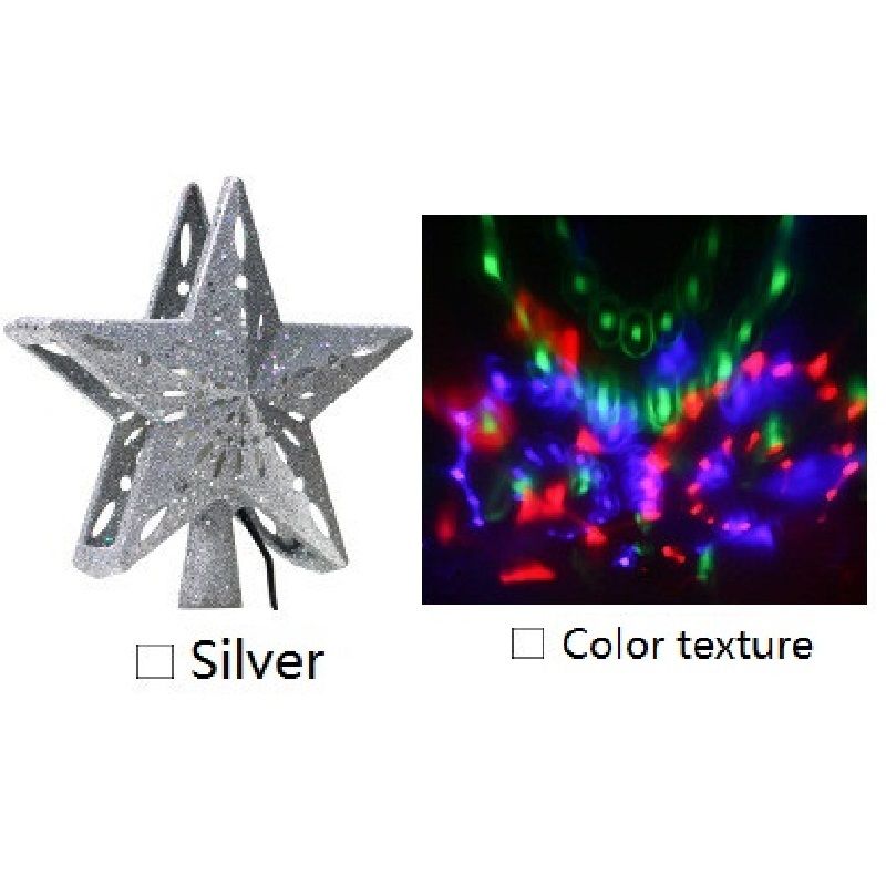 Silver star (color texture)