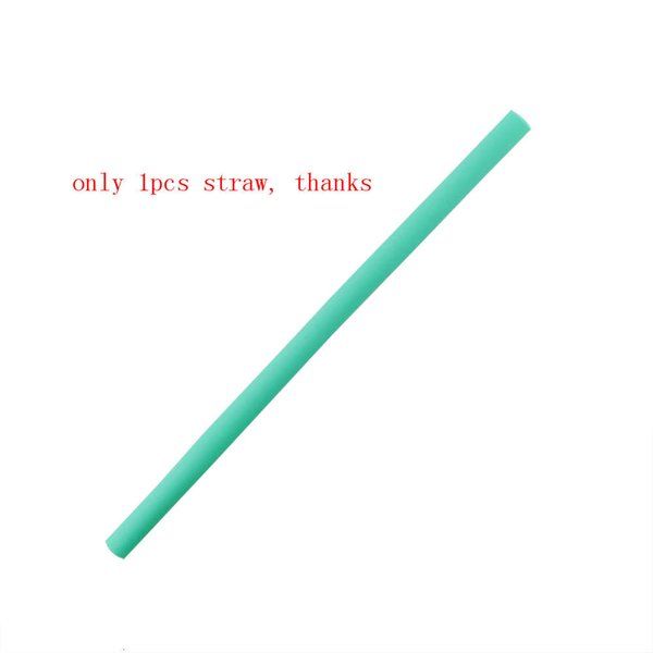 Green Straight Straw
