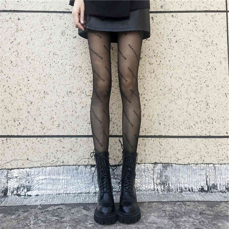 Compra Legging Negro A Través De La Carne De Invierno De La Carne Medias De  Color Rojo Con Letras, La Seda Anties Delgada De Las Mujeres No Se Cae De  La Primavera